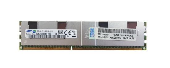 Picture of 90Y3105 IBM 32GB 1X32GB 1333mhz Pc3-10600 Cl9 Vlp Ecc Registered Ddr3 Sdram Dimm 1.35v Memory For System X Server. New Factory Sealed 3 Years IBM Warranty.