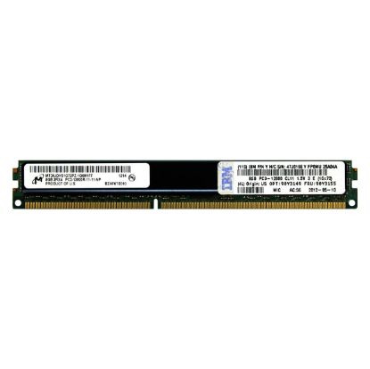 Picture of 90Y3155 IBM 8GB 1X8GB 1600MHz PC3-12800 240Pin DIMM CL11 Lp ECC Fully Buffered Dual Rank X4 Registerd DDR3 SDRAM Memory For Bladecenter. New Bulk Pack.