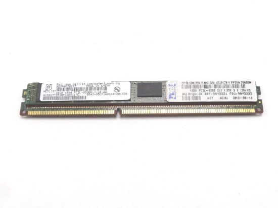 Picture of 90Y3223 IBM 16GB 1X16GB 1066MHz PC3-8500 CL7 VLP ECC Quad-Rank X4 Registered DDR3 SDRAM DIMM 1.35V IBM Memory For Bladecenter Server. New Bulk Pack.