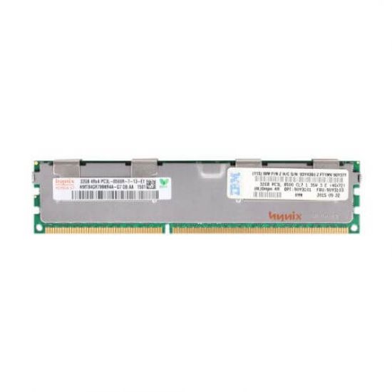 Picture of 93Y4300 IBM 32GB 1X32GB 1066MHZ PC3-8500 4rx4 Cl7 Vlp Ecc Registered DDR3 SDRAM Dimm Genuine Ibm Memory For System X Server. New Bulk Pack
