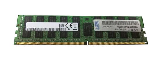 Picture of 95Y4823 IBM 16GB 1X16GB PC4-17000 TRUDDR4 2133MHZ SDRAM Dual Rank Cl15 Lp Rdimm Memory Module. New Bulk Pack.