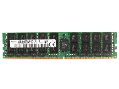 Picture of HMA84GL7MMR4N-UH Hynix 32GB 1X32GB 2400MHZ PC4-19200 Ecc Registered Quad Rank DDR4 SDRAM 288-Pin Dimm Hynix Memory Module For Server Memory. New Bulk Pack.
