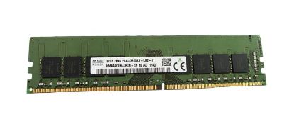 Picture of HMAA4GU6AJR8N-XN Hynix 32GB PC4-25600 DDR4-3200MHz CL22 288-Pin 1.2V Memory Module. New Bulk Pack.