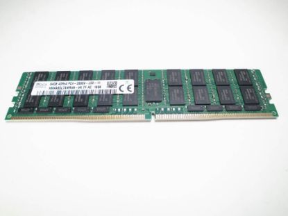 Picture of HMAA8GL7AMR4N-VK Hynix 64GB 1X64GB 2666MHZ PC4-21300 Cl19 Ecc Registered Quad Rank X4 1.2v DDR4 SDRAM 288-Pin Lrdimm Hynix Memory Module For Server. New Factory Sealed 3 Years Hynix Warranty.