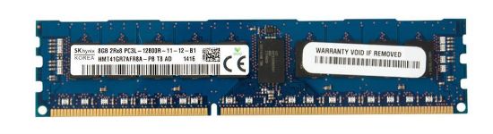 Picture of HMT41GR7AFR8A-PB Hynix 8GB 1X8GB PC3-12800 DDR3 1600MHZ CL11 SDRAM Dual Rank Ecc Registered 240-Pin Dimm Genuine Hynix Memory Module. New Bulk Pack. Dell OEM.