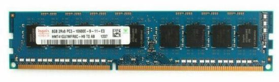 Picture of HMT41GU7MFR8C-H9 Hynix 8GB 1333MHZ PC3-10600 DDR3 SDRAM Ecc Unbuffered Ram | New Bulk Pack