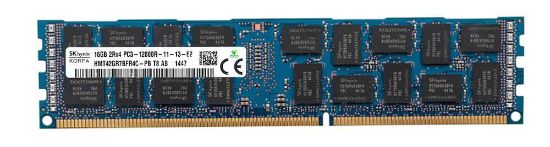 Picture of HMT42GR7BFR4C-PB Hynix 16GB 1X16GB 1600mhz PC3-12800 Cl11 Ecc Registered Dual Rank Ddr3 Sdram 240-Pin Dimm Genuine Hynix Memory Module For Server Memory. New Factory Sealed 3 Years Hynix Warranty.