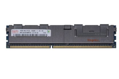 Picture of HMT42GR7BMR4A-G7 Hynix 16GB 1X16GB Pc3-8500 1066mhz Ecc Cl7 DDR3 SDRAM Quad Rank 240-Pin Registered Memory Module. New Bulk Pack. Dell OEM.