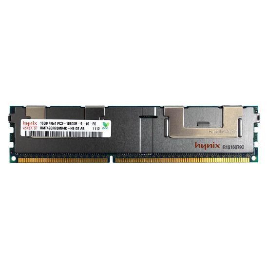 Picture of HMT42GR7CMR4C-H9 Hynix 16GB 1X16GB 1333mhz Pc3-10600 Cl9 Quad Rank Ecc Registered Ddr3 Sdram Dimm Genuine Hynix Memory Module For Server. New Bulk Pack.
