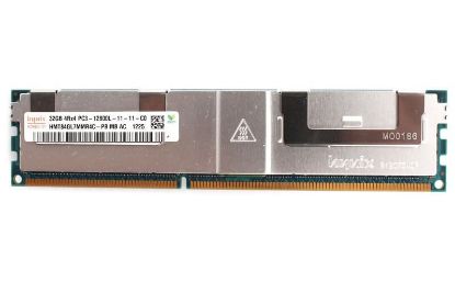 Picture of HMT84GL7MMR4C-PB Hynix 32GB 1X32GB 1600MHZ PC3-12800 Cl11 Ecc Registered Quad Rank DD3 SDRAM 240-Pin Load Reduced Dimm Hynix Memory For Server Memory. New Bulk Pack.