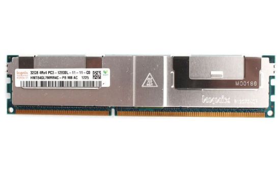 Picture of HMT84GL7MMR4C-PB Hynix 32GB 1X32GB 1600MHZ PC3-12800 Cl11 Ecc Registered Quad Rank DD3 SDRAM 240-Pin Load Reduced Dimm Hynix Memory For Server Memory. New Bulk Pack.