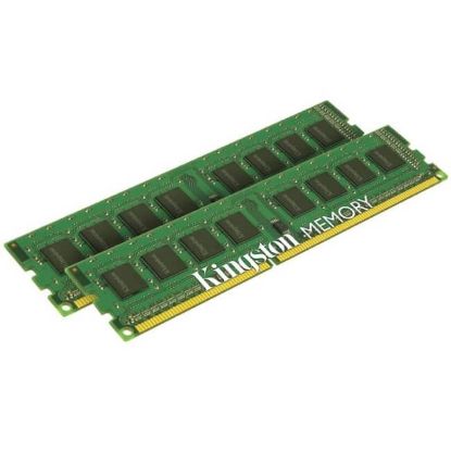 Picture of HX313C9FRK2/16 Kingston 16GB 2X8GB PC3-10600 DDR3-1333MHZ SDRAM Dual Rank Cl9 Non Ecc Unbuffered 240-Pin Hyperx Fury Red Genuine Kingston Memory Module. New Bulk Pack.
