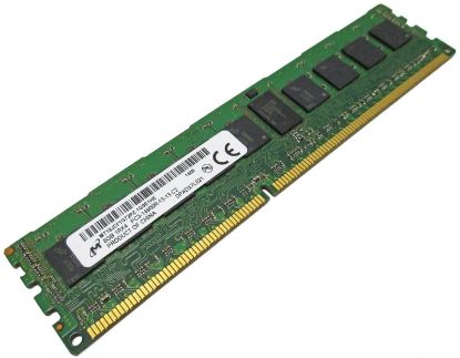 Picture of MT18JSF1G72PZ-1G9E1 Micron 8GB 1X8GB PC3-14900 1866MHZ CL13 DDR3 SDRAM Single Rank 240-Pin Registered ECC Memory Module. New Bulk Pack.