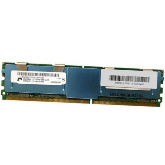 Picture of MT36HTF1G72FZ-667C1D4 Micron 8GB 667MHZ PC2-5300 DDR2 SDRAM Dual Rank Ram | New Bulk Pack
