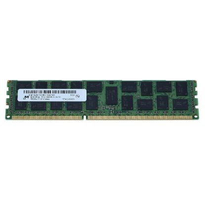 Picture of MT36JSF1G72PZ-1G6K1 Micron 8GB 1X8GB 1600MHZ PC3-12800 Ecc Cl11 Registered Dual Rank DDR3 SDRAM Genuine Micron Memory Module. New Bulk Pack.