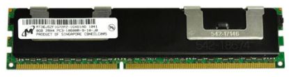 Picture of MT36JSZF1G72PZ-1G4D1 Micron 8GB 1333MHZ PC3-10600 Cl9 ECC Registered Dual Rank DDR3 SDRAM DIMM 240-Pin Genuine Micron Memory Module For Server. New Bulk Pack.