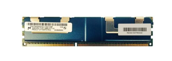 Picture of MT72KSZS4G72LZ-1G4D1A5 Micron 32GB 1X32GB 1333MHZ PC3-10600 4rx4 Cl9 Ecc Registered DDR3 SDRAM Dimm Memory Module. New Bulk Pack.