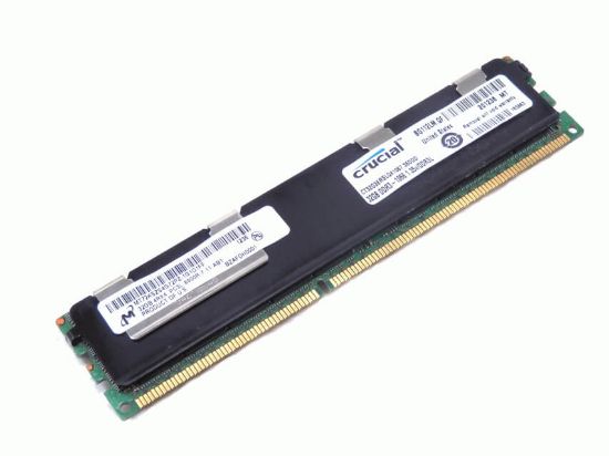 Picture of MT72KSZS4G72PZ-1G1D1 Micron 32GB (1X32GB) 1066MHz PC3-8500R 240-PIN DDR3 4RX4 ECC Registered -1.35V SDRAM DIMM Genuine Micron Memory Module For Poweredge Server. New Bulk Pack.