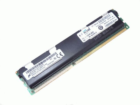 Picture of MT72KSZS4G72PZ-1G1E1 Micron 32GB 1X32GB 1066MHZ PC3-8500 240-Pin Ddr3 4rx4 Ecc Registered -1.35v Sdram Dimm Genuine Micron Memory Module For Poweredge Server. New Bulk Pack.