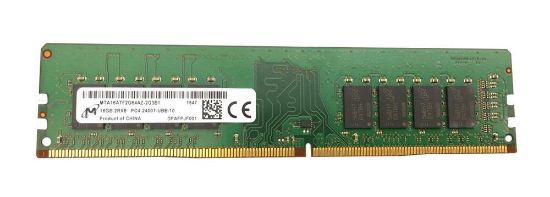Picture of MTA16ATF2G64AZ-2G3B1 Micron 16GB PC4-19200 DDR4-2400MHz CL17 288-Pin DIMM 1.2V Dual Rank Memory Module. New Bulk Pack.