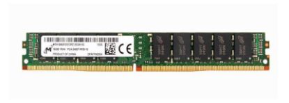 Picture of MTA18ADF2G72PZ-2G3A1 Micron 16GB (1X16GB) 2400MHZ PC4-19200 CL17 ECC Registered Single Rank VLP 1.2V DDR4 SDRAM 288-PIN DIMM Micron Memory for Server Memory. New Bulk Pack.