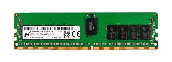 Picture of MTA18ASF2G72PDZ-2G3D1 Micron 16GB 1X16GB 2400MHZ PC4-19200 Cl17 Ecc Registered Dual Rank DDR4 SDRAM 288-Pin Dimm Memory Module. New Bulk Pack.