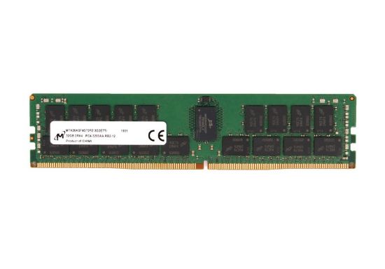 Picture of MTA9ASF2G72PZ-3G2B1 Micron 16GB PC4-25600 DDR4-3200MHz 288-Pin 1.2V Memory Module. New Bulk Pack.
