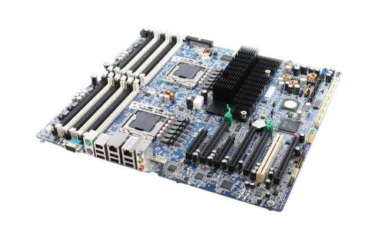 Picture of 576202-001 HP System Board Intel Tylersburg 2S QC For Z800 Workstation. New Bulk Pack.
