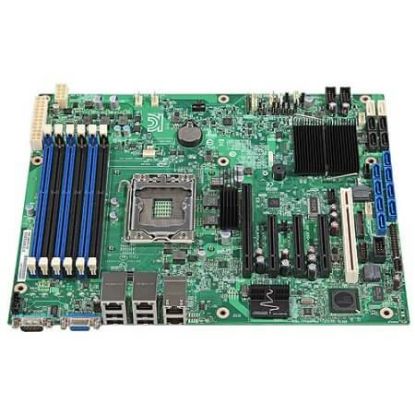 Picture of DBS1400FP4 Intel Xeon C600 A Socket B2 LGA-1356 DDR3 SDRAM ATX Server Motherboard. Refurbished.