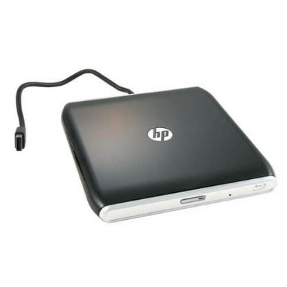 Picture of KZ253AA HP 8X USB 2.0 Powered Slimline Multiformat Lightscribe DVD Writer Drive. Refurbished.