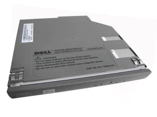 Picture of U4366 Dell 8x Slim Line IDE Internal DVD±RW Drive For Latitude D Series. Refurbished.