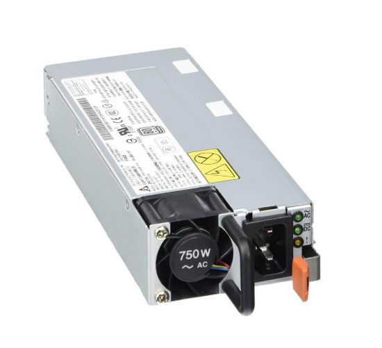Picture of 00FM018 Lenovo 750 Watt High Efficiency Platinum AC Power Supply For System X3300 X3550 X3650 X3650 M4. Refurbished.