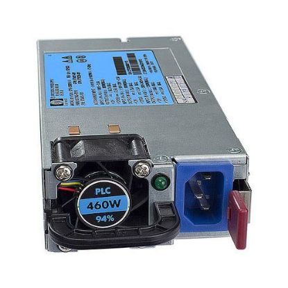 Picture of 599381-001 HP 460-Watts Common Slot Platinum Redundant Hot Swap AC Power Supply for ProLiant DL360/ DL380/ SL170z G6 Server. New Factory Sealed 3 Years HP Warranty.
