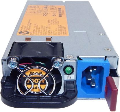 Picture of 660183-001 HP 750-Watts Common Slot High Efficiency Platinum Plus Redundant Hot Swap Switching Power Supply for ProLiant DL380P DL385 Gen8 Server. Refurbished.