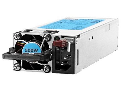 Picture of 827608-B21 HPE 500 Watt Hot Plug Redundant Power Supply For Dl380 Gen10. New Factory Sealed 3 Years HPE Warranty.
