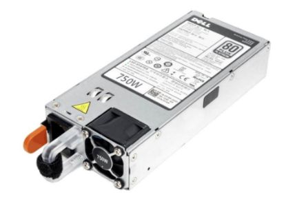 Picture of 8H33M Dell 750 Watt Redundant Power Supply For Poweredge R730xd, R730, R630, T430, T630. Refurbished.