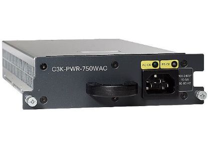 Picture of C3K-PWR-750WAC Cisco Ac 750 WATT Power Supply | New Factory Sealed | Lead Time Required