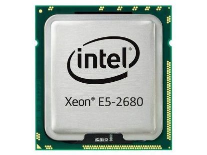 Picture of 319-0273 Dell Intel Xeon 8-core E5-2680 2.7GHz 20MB l3 cache 8GT/S QPI socket FCLGA-2011 32NM 130W processor. New Bulk Pack.
