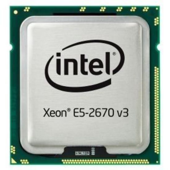 Picture of 338-BGHO Dell Intel Xeon 12-Core E5-2670V3 2.3GHz 30MB L3 Cache 9.6gt/S QPI Speed Socket FCLGA2011-3 22NM 120W Processor. New Bulk Pack.