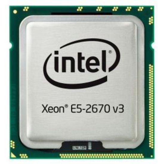 Picture of 338-BHEZ Dell Intel Xeon 12-Core E5-2670V3 2.3GHz 30MB L3 Cache 8GT/S QPI Speed Socket FCLGA2011-3 22NM 120W Processor. New Bulk Pack.