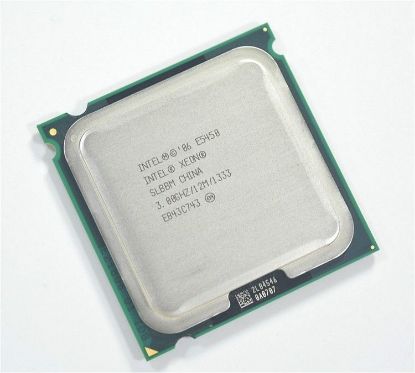Picture of 43W3996 IBM Intel Xeon Quad Core E5450 3.0GHz 12MB L2 Cache 1333MHz FSB Socket LGA771 45NM 80W Processor. New Bulk Pack.