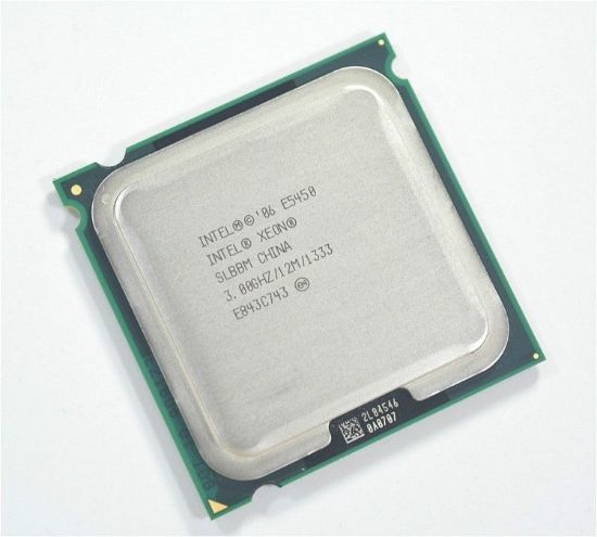 Picture of 43W3996 IBM Intel Xeon Quad Core E5450 3.0GHz 12MB L2 Cache 1333MHz FSB Socket LGA771 45NM 80W Processor. New Bulk Pack.