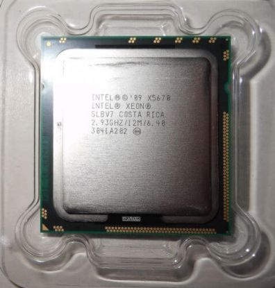 Picture of 49Y7038 IBM Intel Xeon DP Six-Core X5670 2.93GHz 1MB L2 Cache 12MB L3 Cache 6.4GT/S QPI Speed 32NM 95W Socket FCGLA-1366 Processor. New Bulk Pack.