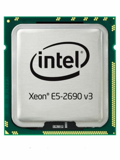 Picture of 719044-B21 HP Intel Xeon 12 Core E5-2690V3 2.6GHz 30MB L3 Cache 9.6GT/S QPI Speed Socket FCLGA 2011-3 22NM 135W Processor Only For DL380 Gen9 Server. New Bulk Pack.