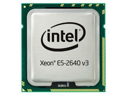 Picture of 719049-B21 HP Intel Xeon E5-2640V3 Octa Core 2.60GHz 20MB L3 Cache 8GT/S QPI Socket-FCLGA 2011-3 90W 22NM Processor Kit For DL380 Gen9. New Bulk Pack.