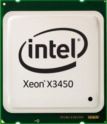 Picture of BX80605X3450 Intel Xeon UP Quad Core X3450 2.66GHz 1MB L2 Cache 8MB L3 Cache 2.5GT/S DMI Socket LGA-1156 45NM 95W Processor Only. New Bulk Pack.