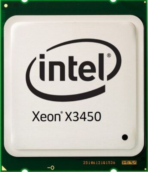 Picture of BX80605X3450 Intel Xeon UP Quad Core X3450 2.66GHz 1MB L2 Cache 8MB L3 Cache 2.5GT/S DMI Socket LGA-1156 45NM 95W Processor Only. New Bulk Pack.
