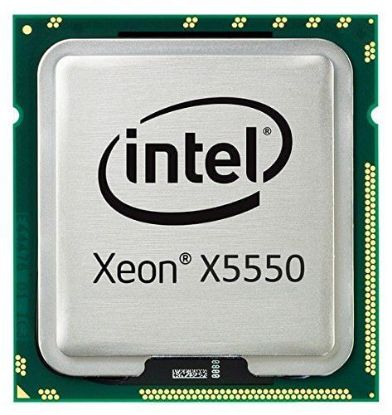 Picture of SLBF5 Intel Xeon X5550 Quad Core 2.66GHz 1mb L2 Cache 8MB L3 Cache 6.4GT/S QPI Socket-B LGA 1366 45NM 95W Processor. New Bulk Pack.