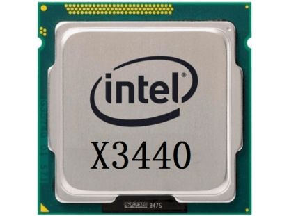 Picture of SLBLF Intel Xeon Up Quad Core X3440 2.53GHz 1MB L2 Cache 8MB L3 Cache 2.5GT/S DMI Socket LGA 1156 45NM 95W Processor. New Bulk Pack.