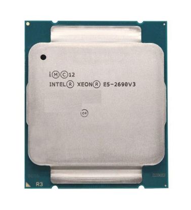Picture of WWDKP Dell Intel Xeon 12 Core E5-2690V3 2.6GHz 30MB Cache 9.6GT/S QPI 22NM 135W Processor. New Bulk Pack.